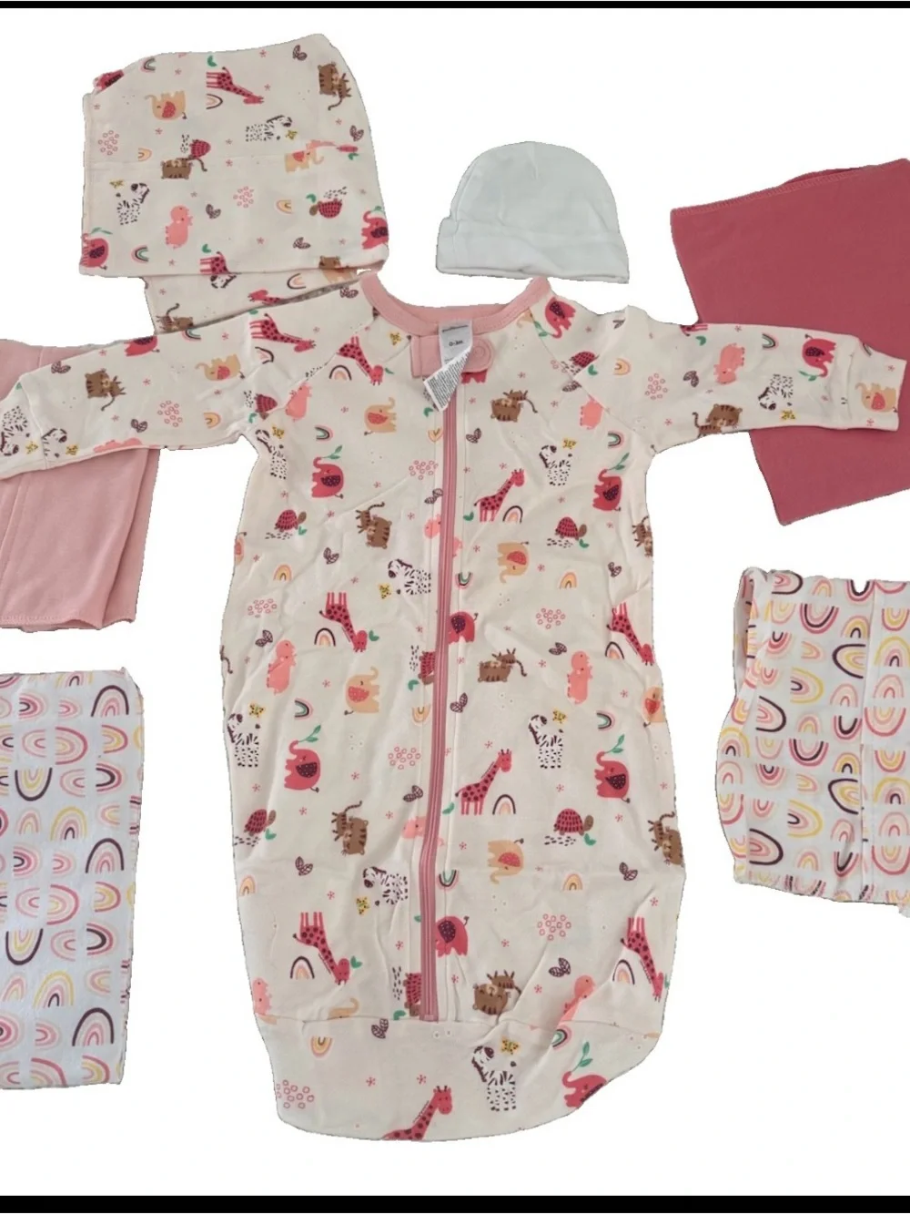 The Peanutshell 23-Piece Baby Gift Set for Size 0-3 Months in multi colors